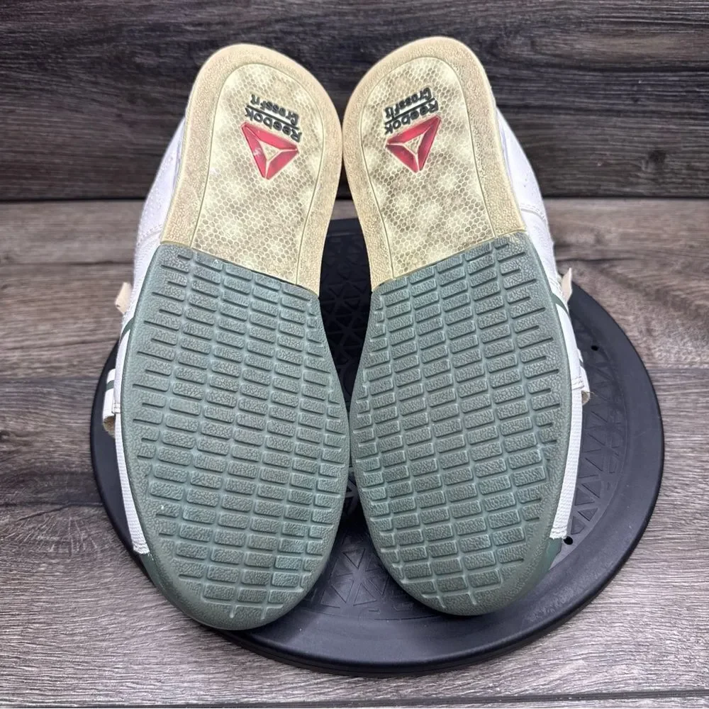 Womens Reebok Crossfit CF74 Shoes Green White Yellow US Size 8.5 - Picture 6 of 8